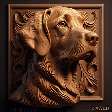 3D model st Julbars dog famous animal (STL)